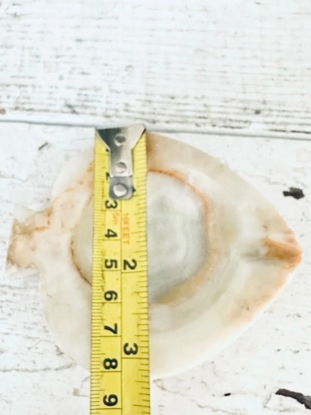 Vintage White Onyx Stone or Alabaster Ashtray Spade-Shaped Playing Card Decor